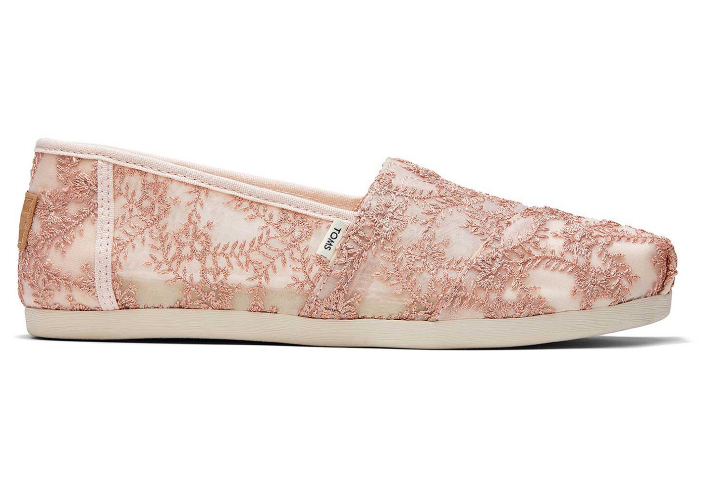 Toms Alpargata Lace Espadrille Gold - Womens - 74065-JPIQ